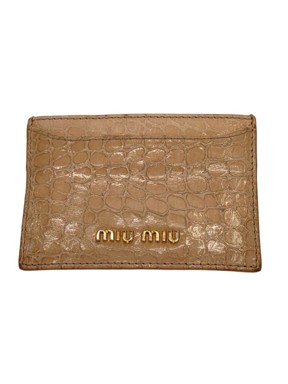 Miu Miu Card Case Wallet Pink